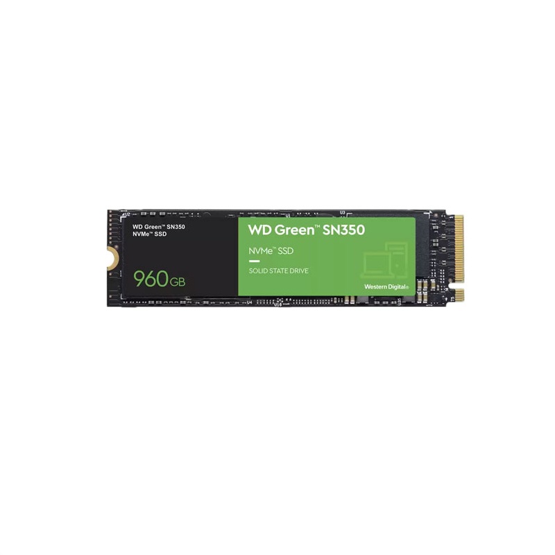 O Cung SSD Green SN350 960GB M.2 NVMe WDS960G2G0C PCIeR2400MBsW1900MSsGen3x4 2