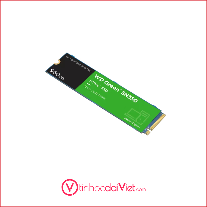 O Cung SSD Green SN350 960GB M.2 NVMe WDS960G2G0C PCIeR2400MBsW1900MSsGen3x4 3