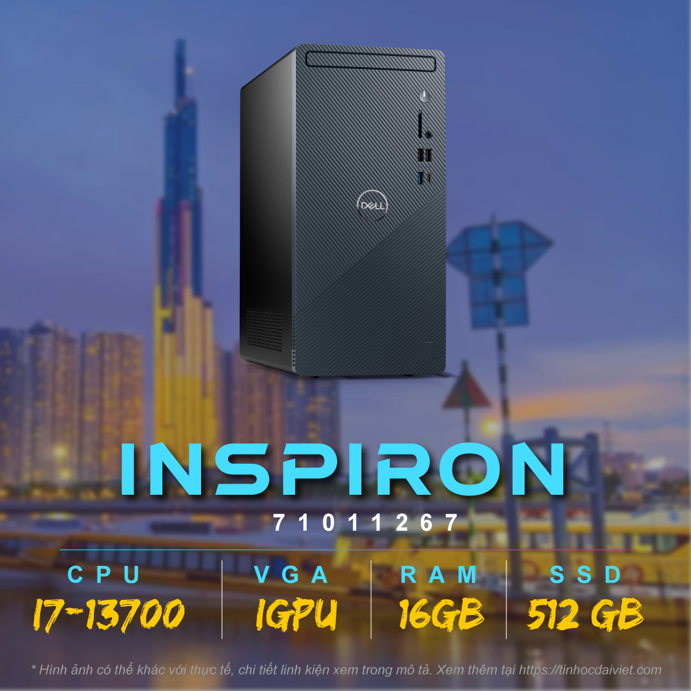 PC Dell Inspiron Desktop 3020 71011267 Chinh Hang i7 1370016GB512GBHDMIDP 1