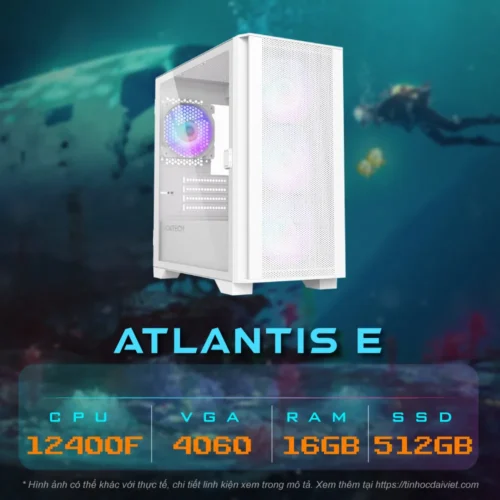 PC Gaming Dai Viet Atlantis E v2023 i5 12400F B760M 16GB 512GB RTX 4060
