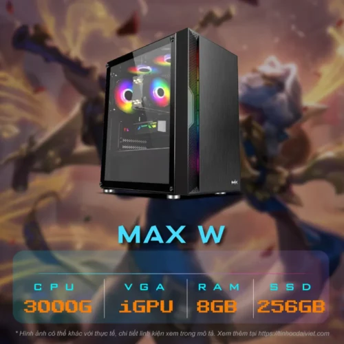 PC Gaming Dai Viet MAX W Athlon 3000g Vega 3 8GB 240GB