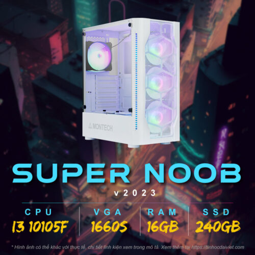 PC Gaming Dai Viet Super NOOB v2023 i3 10105F H410 16GB 240GB GTX 1660s