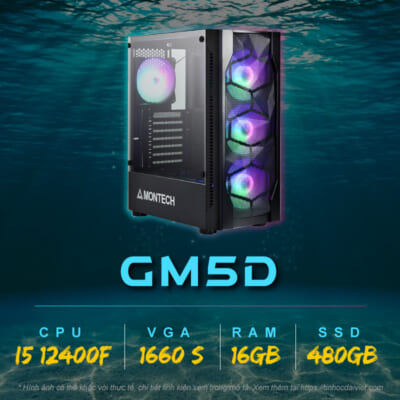 PC Gaming THDV GM5D Intel Core i5 12400F GTX 1660 Super OC 05092022