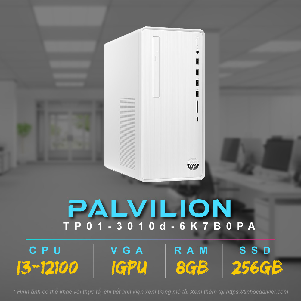 PC HP Pavilion TP01 3010d i3 12100 8GB 256 GB Chinh Hang 6K7B0PA