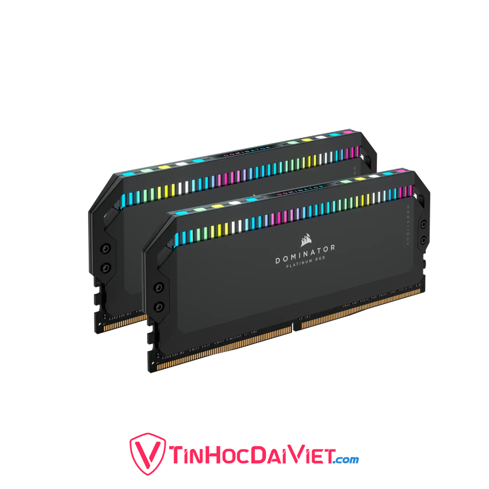 RAM Corsair Dominator Platinum RGB 32GB Black 5200MHz Chinh Hang 2x16GBCMT32GX5M2B5200C40DDR5 2