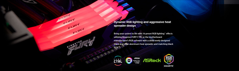 Ram DDR5 Kingston Fury Beast RGB 3