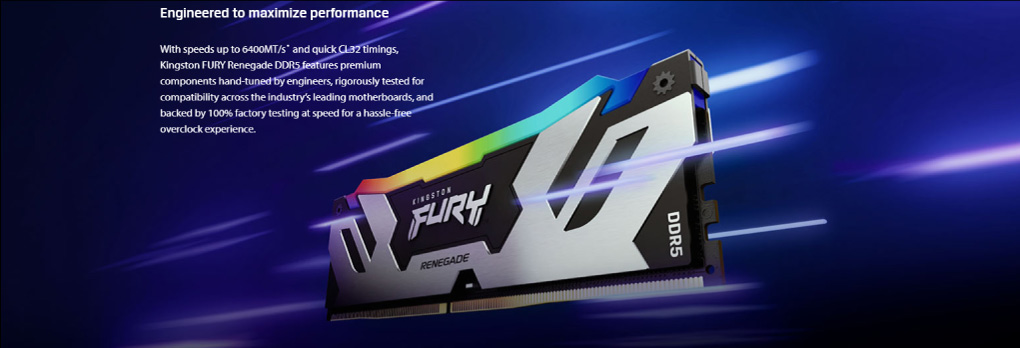 Ram DDR5 Kingston Fury Beast RGB 6