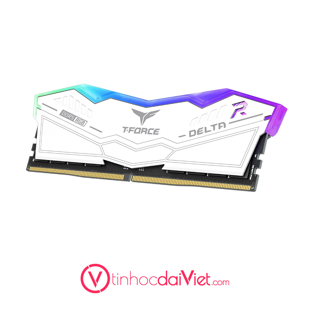 Ram DDR5 TeamGroup T Force Delta White RGB 32GB 5200MHz 2x16GBCL38 3