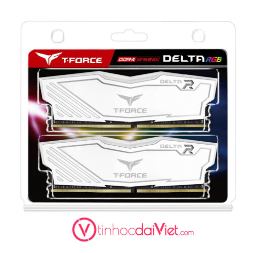 Ram DDR5 TeamGroup T Force Delta White RGB 32GB 5200MHz 2x16GBCL38