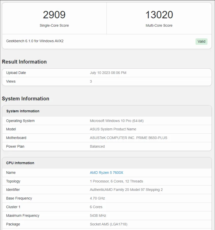 Ro Ri Thong Tin Ve CPU AMD Ryzen 5 7500F 3