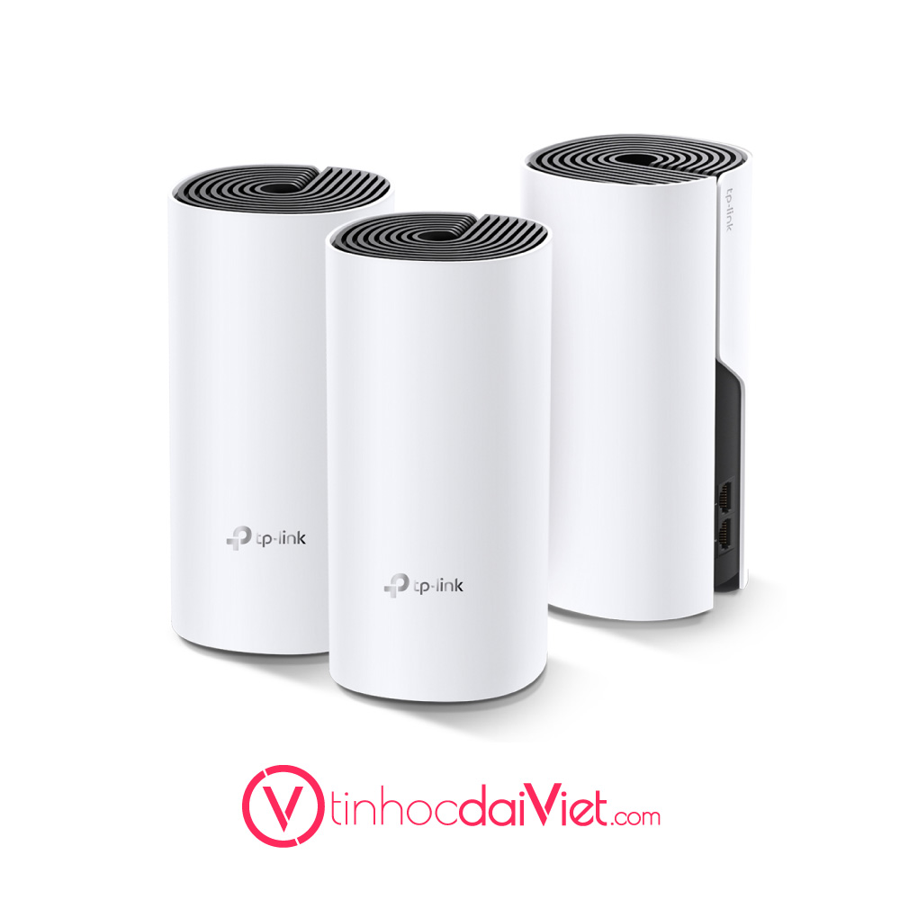Router Wi Fi Bang Tan Kep TP link Deco M4 3 Pack Chinh Hang Wireless AC1200Mbps 5
