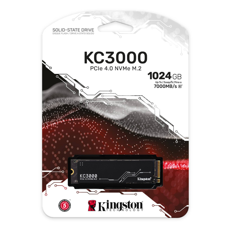 SSD Kingston KC3000 NVMe PCIe Gen 4.0 1024GB
