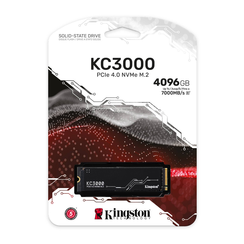 SSD Kingston KC3000 NVMe PCIe Gen 4.0 4096GB