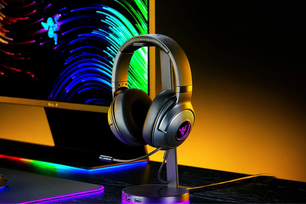 Tai Nghe Gaming Razer Kraken V3 X Chinh Hang RGB USB A 3