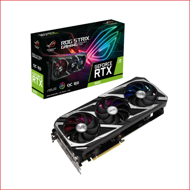 VGA Asus ROG Strix GeForce RTX 3050 OC Edition 8GB