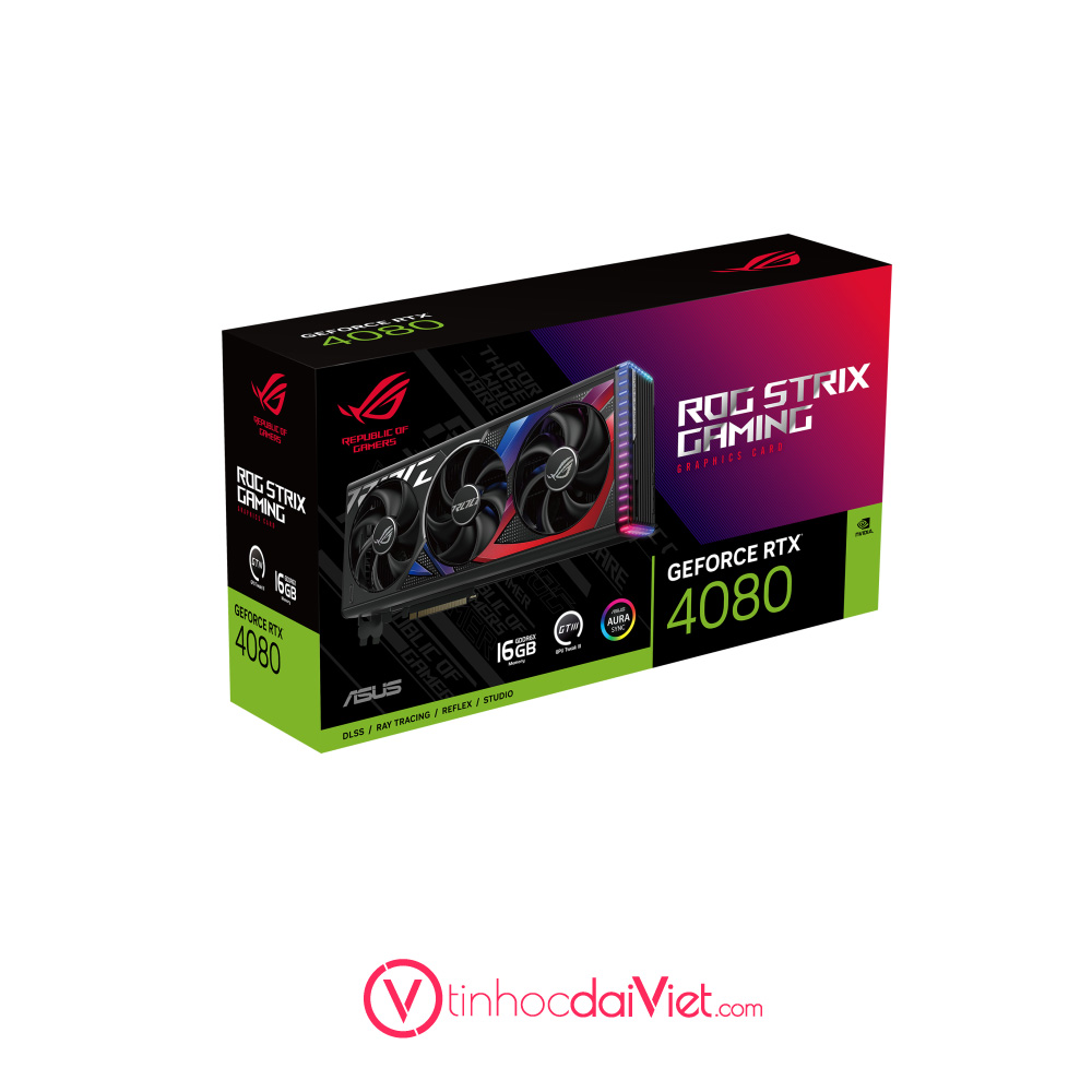 VGA Asus Rog Strix GeForce RTX 4080 Edition 16GB Chinh Hang GDDR6XHDMIDP 2
