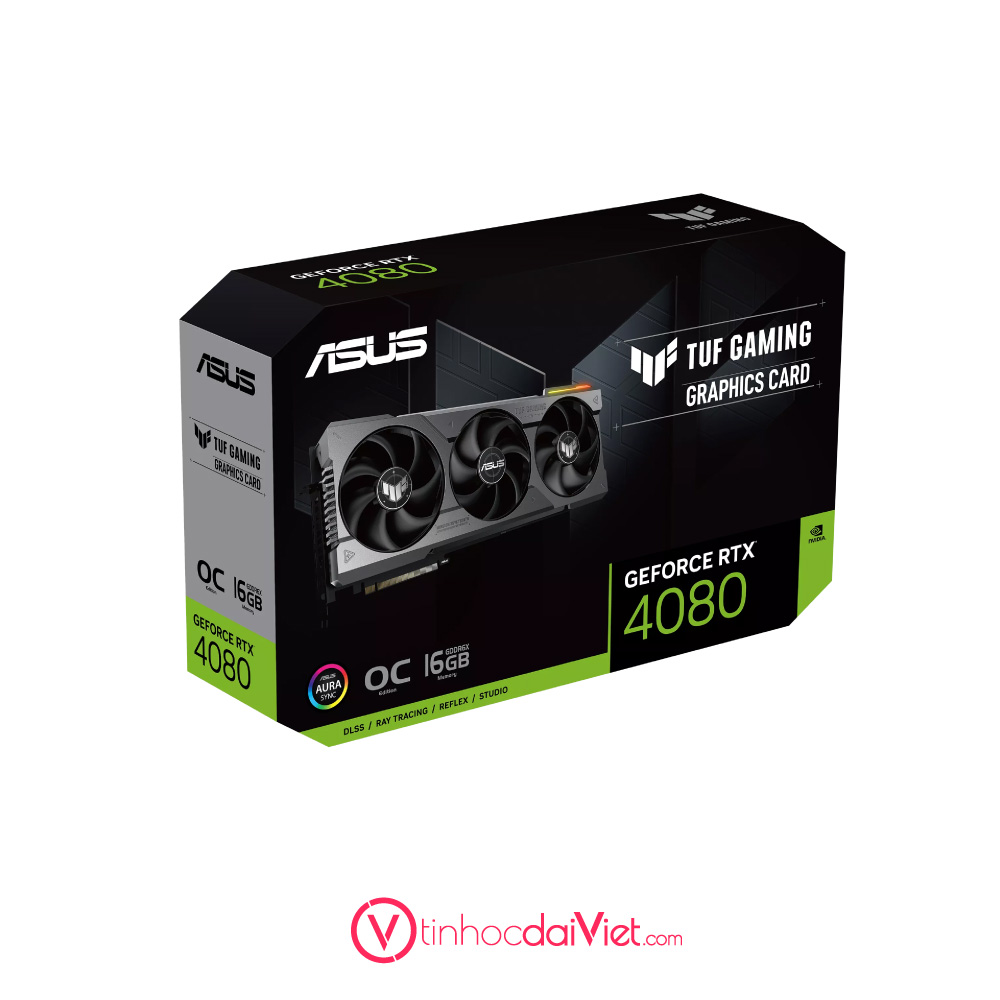 VGA Asus Tuf Gaming GeForce RTX 4080 OC 16GB Chinh Hang GDDR6XHDMIDP16GB 2