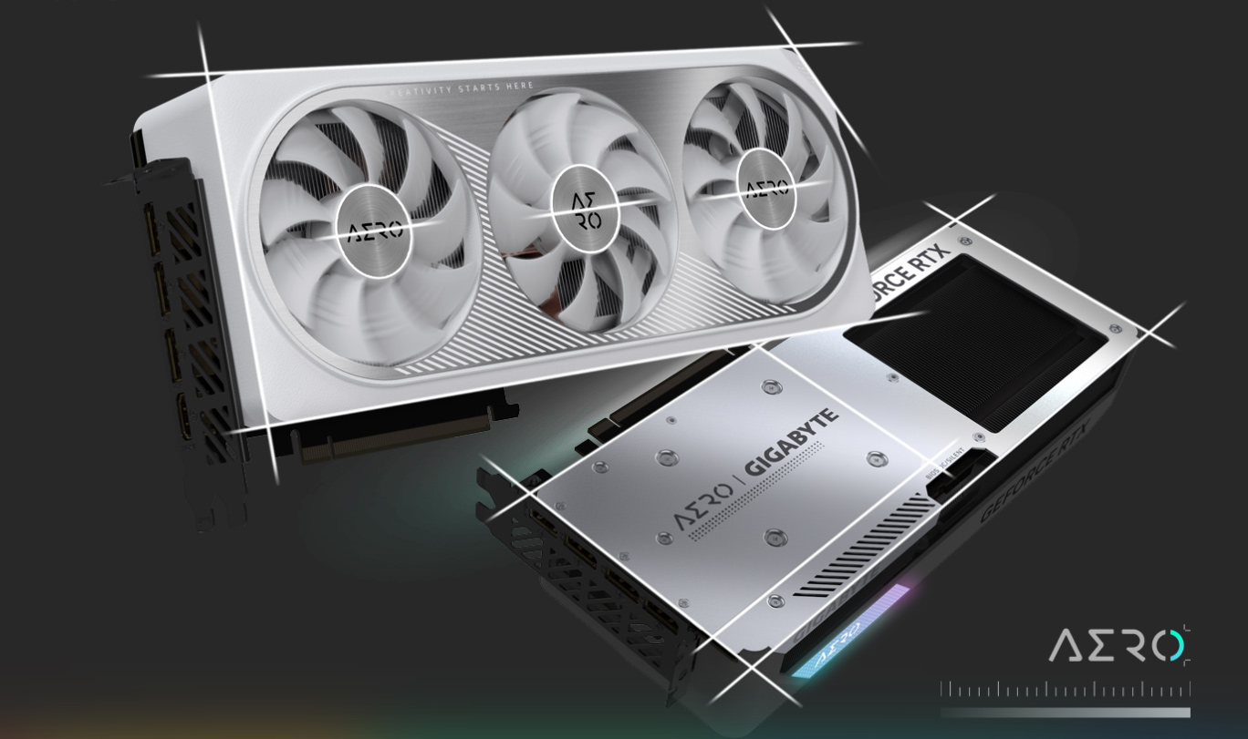 VGA GeForce RTX 4070 AERO OC 12G GDDR6X Chinh Hang GV N4070AERO OC 12GD 2
